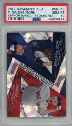 2017 Topps Bowman's Best MacKenzie Gore / Chris Sale Mirror Image Atomic Refractors #MI13【PSA 10 GEM MT】《ケースに傷あり》