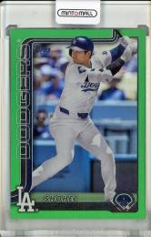 2025 Topps Series 1 Shohei Ohtani Green Rainbow Foil【60/99】 Los Angeles Dodgers