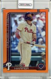 2025 Topps Series 1 Bryce Harper Orange Rainbow Foil【21/25】 Philadelphia Phillies