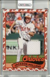 2024 Topps Japan Edition Jackson Holliday 1989 Topps Koi Relics【058/150】 Baltimore Orioles