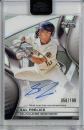 2025 Topps Chrome Black Sal Frelick Autographs Refractors【059/199】 Milwaukee Brewers