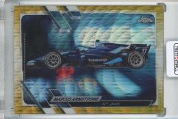 2021 Topps Chrome Formula 1 Racing Cards Marcus Armstrong Base/F2 Cars/Gold Ray Wave/#131【15/50】 Dams