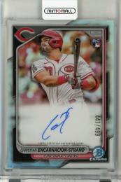 2024 Topps Bowman Chrome Christian Encarnacion-Strand Rookie Autographs Refractors RC #CRACE【441/499】