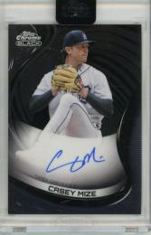 2022 Topps Chrome Black Casey Mize Autographs #CBACMI