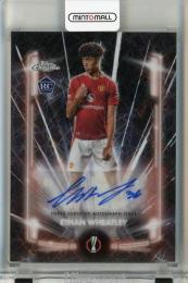 2024-25 Topps Chrome UEFA Club Competitions Ethan Wheatley Black Lazer Autographs RC #BLAEW