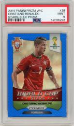 2014 PANINI Prizm FIFA World Cup Cristiano Ronaldo World Cup Stars Blue Prizm #28 199枚限定【112/199】【PSA9】《MINT》Portugal