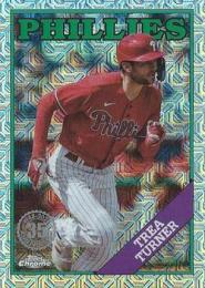 2023 Topps Update MLB #T88CU-4 Trea Turner インサートカード '88 Topps Silver Pack Chrome