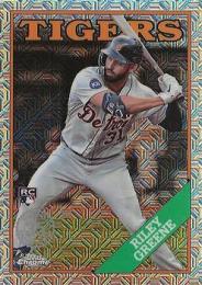 2023 Topps Update MLB #T88CU-7 Riley Greene インサートカード '88 Topps Silver Pack Chrome RC