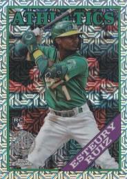 2023 Topps Update MLB #T88CU-8 Esteury Ruiz インサートカード '88 Topps Silver Pack Chrome RC