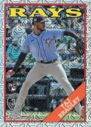 2023 Topps Update MLB #T88CU-16 Taj Bradley インサートカード '88 Topps Silver Pack Chrome RC