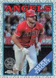 2023 Topps Update MLB #T88CU-33 Mike Trout インサートカード '88 Topps Silver Pack Chrome