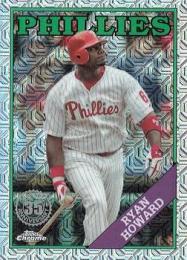 2023 Topps Update MLB #T88CU-88 Ryan Howard インサートカード '88 Topps Silver Pack Chrome