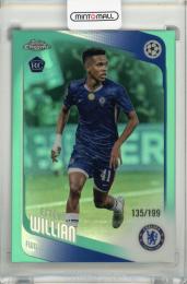 2025-26 Topps Chrome UEFA Club Competitions Estevao Willian Aqua Refractors RC #68【135/199】《初期傷あり》