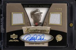 2007 UD Black Lustrous #DJ Derek Jeter Jersey Autographs【04/50】 New York Yankees