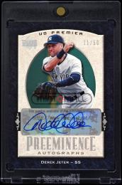 2007 Upper Deck Premier #DJ Derek Jeter Preeminence Autographs【11/50】 New York Yankees