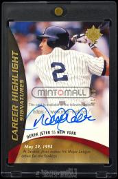 2009 Ultimate Collection #DJ1 Derek Jeter Career Highlight Signatures【02/20 Jersey No.】 New York Yankees
