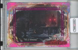 2024 Upper Deck Marvel Studios Doctor Strange and the Multiverse of Madness It's A Throne Magenta Parallel/#27【5/50】