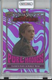 2024 Upper Deck Marvel Studios Doctor Strange and the Multiverse of Madness Elizabeth Olsen as Scarlet Witch Pure Madness/SPs/#PM-37