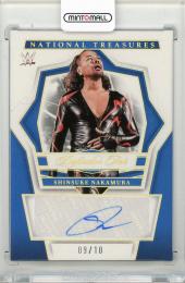 2024 PANINI National Treasures WWE Shinsuke Nakamura Definitive Ink Holo Gold #38【09/10】