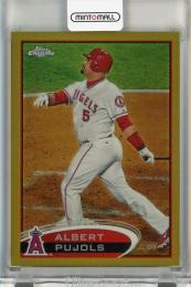 2012 Topps Chrome Albert Pujols Gold Refractors #80【36/50】