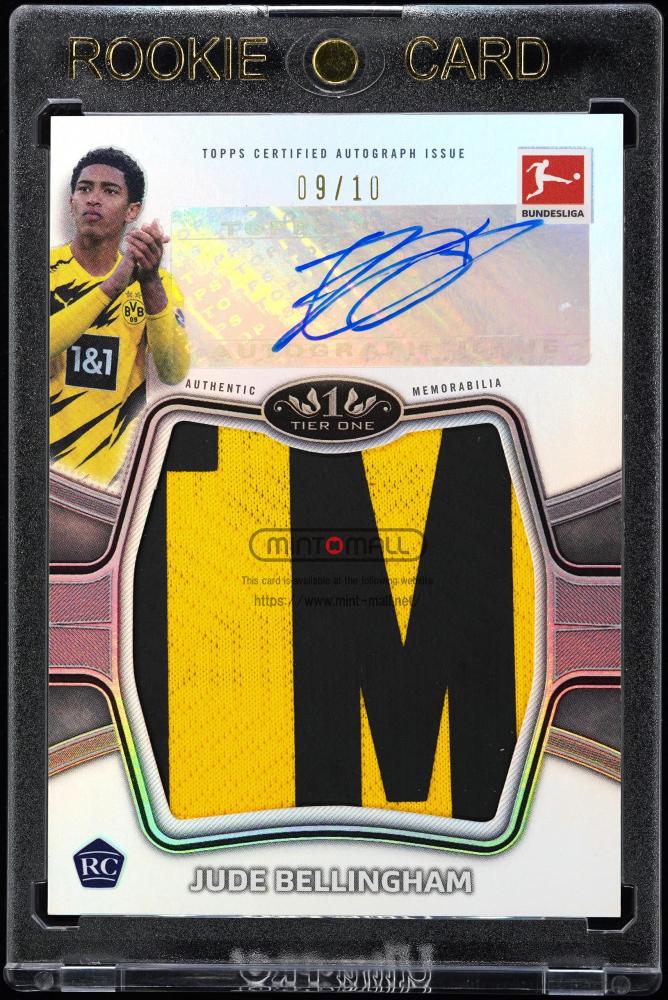 ミントモール / MINT VAULT店 (MSV委託品通販) / 2020-21 Topps Tier One #APPJB Jude  Bellingham Bundesliga Prodigious Patch Autographs【9/10】 Borussia Dortmund