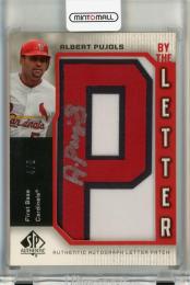 2006 Upper Deck SP Authentic Albert Pujols By the Letter Auto #BLAP【4/5】