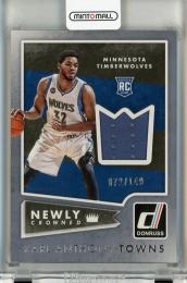 2015-16 Panini Donruss Karl-Anthony Towns Newly Crowned Rookie Jerseys RC #8《白かけあり》