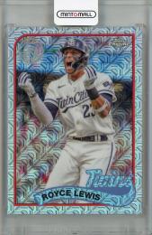2024 TOPPS SERIES 2 Royce Lewis 1989 Topps Baseball Chrome Silver Packs #2T89C-55 Minnesota Twins
