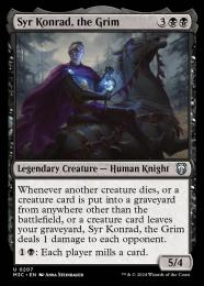 【M3C】【ENG】【リップル・Foil】《厳格な者、コンラッド卿/Syr Konrad, the Grim》
