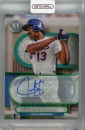 2024 TOPPS TRIBUTE Juan Gonzalez Autographs Green #TA-JG【21/99】 Texas Rangers