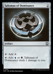 【M3C】【ENG】【リップル・Foil】《威圧のタリスマン/Talisman of Dominance》