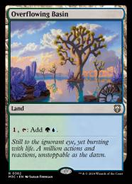 【M3C】【ENG】【リップル・Foil】《溢れ出た区画/Overflowing Basin》