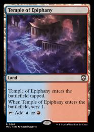 【M3C】【ENG】【リップル・Foil】《天啓の神殿/Temple of Epiphany》