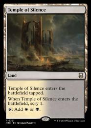 【M3C】【ENG】【リップル・Foil】《静寂の神殿/Temple of Silence》