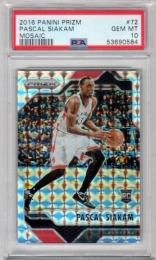 2016-17 Panini Prizm Pascal Siakam Mosaic RC #72【PSA 10 GEM MT】