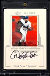 2003 Fleer Avant #DJ Derek Jeter Autograph Silver【60/75】 New York Yankees