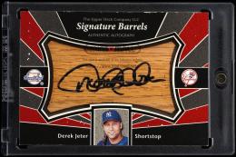 2004 Sweet Spot #SSDJ Derek Jeter Signatures Barrel New York Yankees