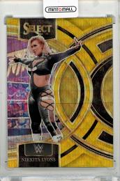 2024 PANINI Select WWE Nikkita Lyons Gold Wave Prizms #142【Last No. 10/10】