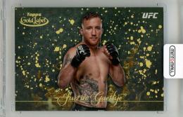 2024 TOPPS Gold Label UFC Justin Gaethje Gold Splatter #GSP4