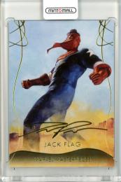 2020 Upper Deck Marvel Masterpieces  Jack Flag Base Gold Foil Signature Series