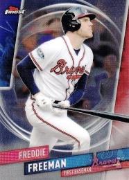 2019 Topps Finest Atlanta Braves Freddie Freeman Extended Base