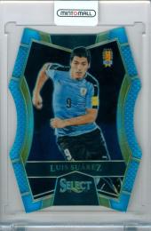 2016-17 Panini Select Luis Suarez #174 Base Mezzanine Light Blue Prizms Die Cut Parallel【028/249】