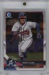 2018 TOPPS BOWMAN CHROME Base Card Ronald Acuna