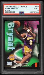 1997-98 Z-Force #88 Kobe Bryant Rave【286/399】【PSA MINT 9】 Los Angeles Lakers