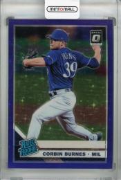 2019 Panini Donruss Optic Milwaukee Corbin Burnes Base Rated Rookies  Purple Stars(パラレル版) 007/125