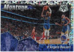 2019-20 Panini Mosaic Montage Fast Break Silver #11 D'Angelo Russell