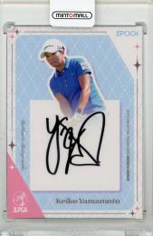 2025 EPOCH JLPGA ROOKIES & WINNERS 山本景子 直筆サインカード【37/50】
