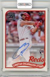 2024 TOPPS Series2 Christian Encarnacion-Strand 1989 Topps Autographs #89BA2CES Cincinnati Reds