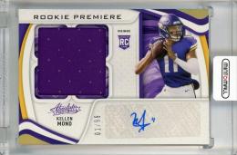 2021 PANINI Absolute Rookie Premiere Material Autographs Jumbo #222 Kellen Mond Minnesota Vikings 【01/99】