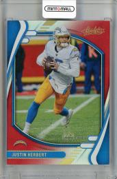 2021 PANINI Absolute Spectrum Red #73 Justin Herbert Los Angeles Chargers 【036/100】